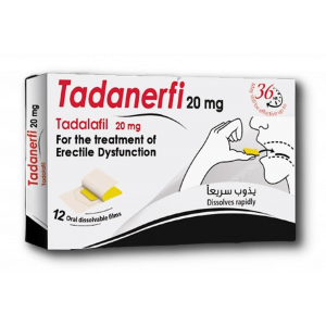TADANERFI 20 MG ( TADALAFIL ) 4 ORAL DISSOLVABLE FILMS